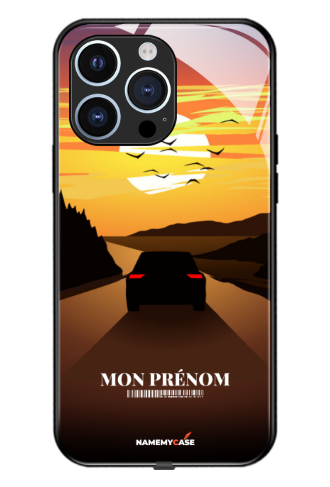 Sunrise car - IPhone Coque Personnalisée