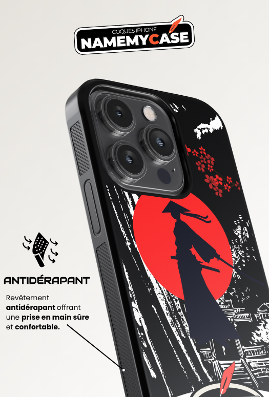 Coque iPhone - Samouraï Noir