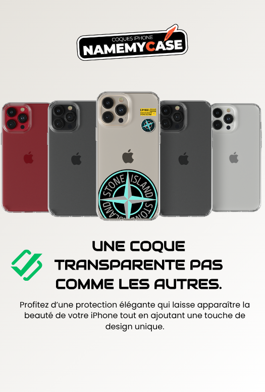Coque iPhone - Stone Island Bleu