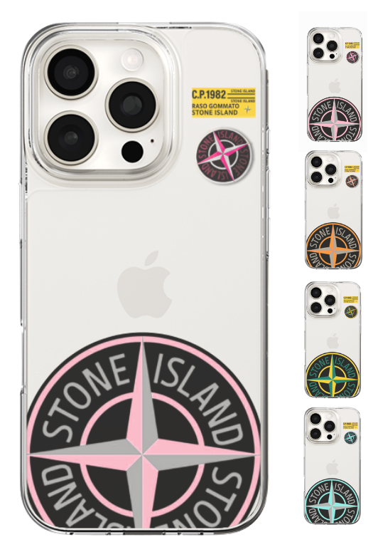 Coque iPhone - Stone Island Rose