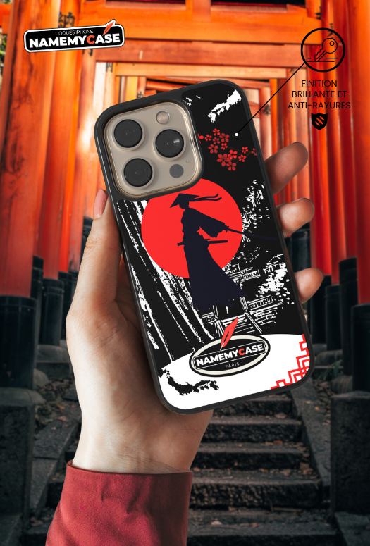 Coque iPhone - Samouraï Noir