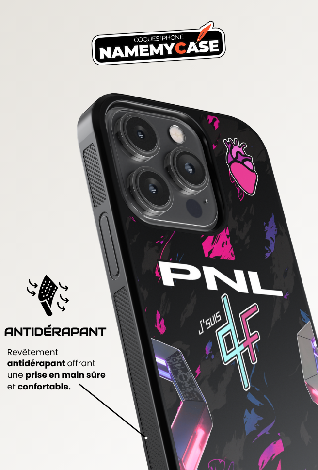 Coque iPhone - PNL QLF - Rose