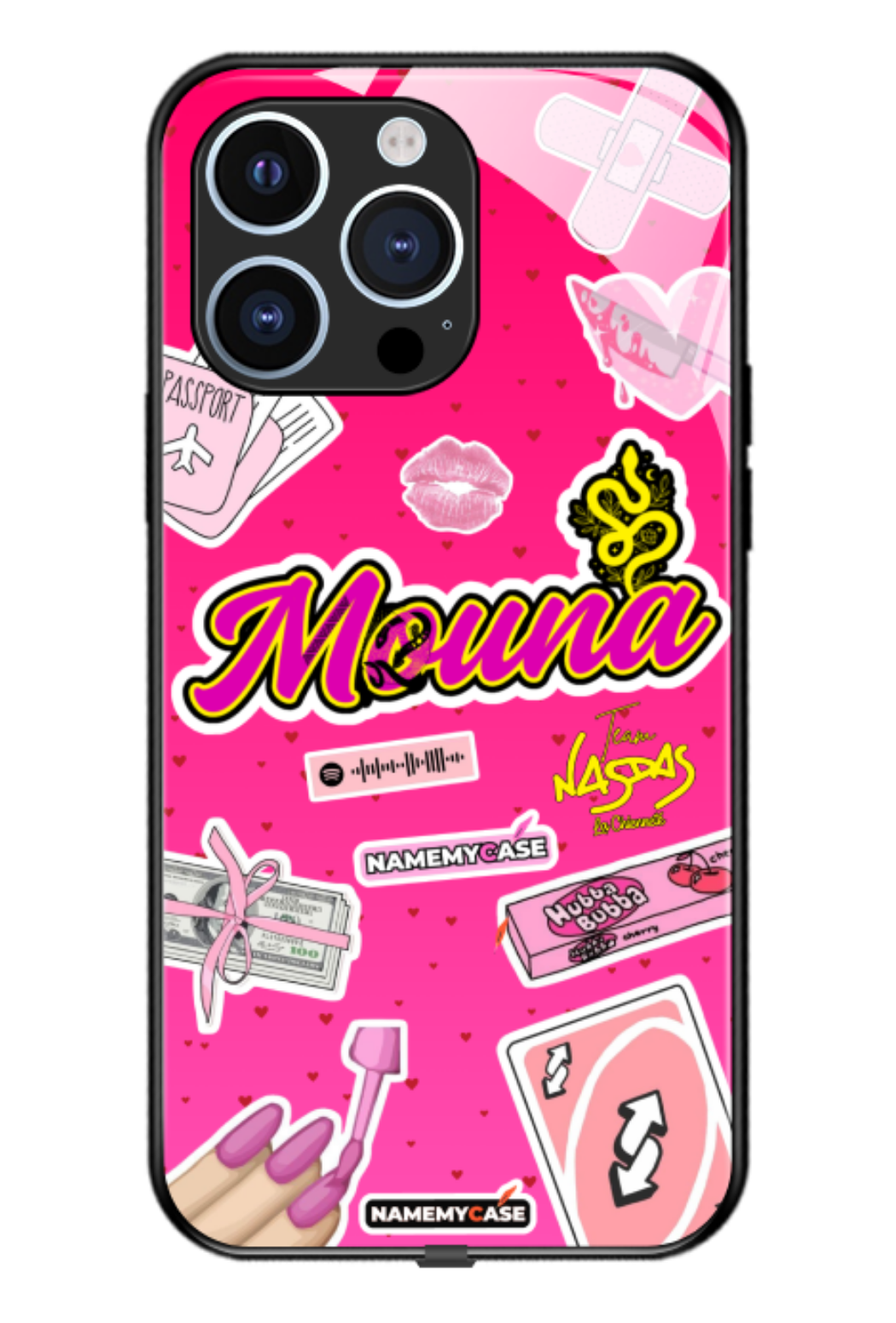 Coque iPhone - Modèle Mouna 2 x Team Nasdas