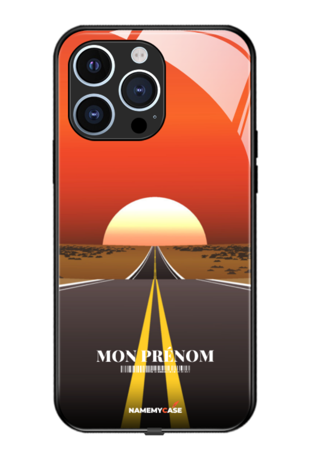 Sunset road - IPhone Coque Personnalisée