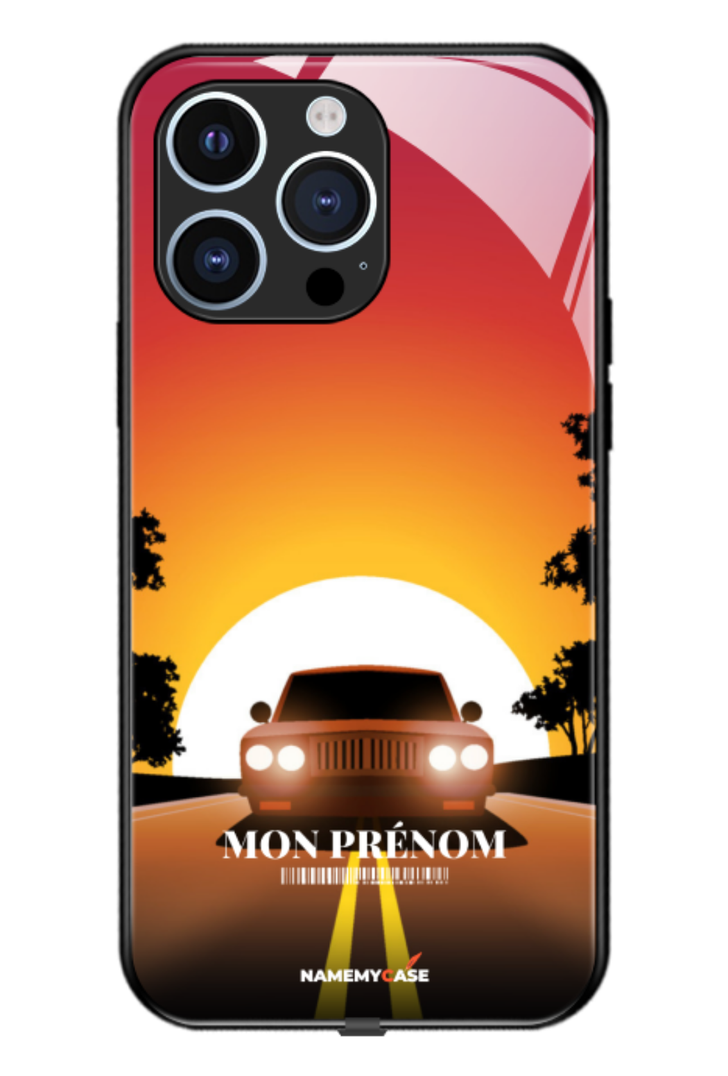 Sunset car - IPhone Coque Personnalisée