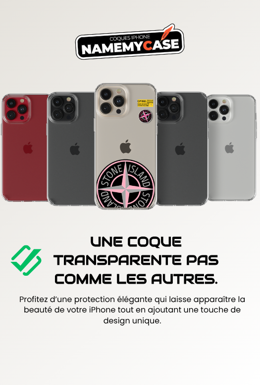 Coque iPhone - Stone Island Rose