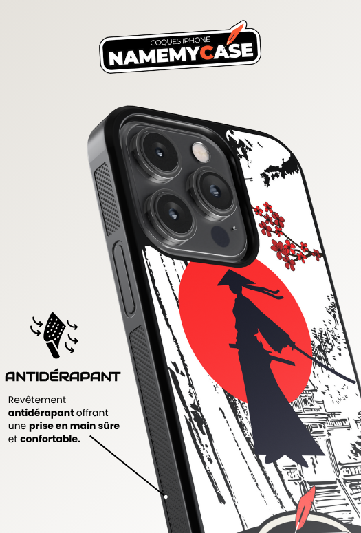 Coque iPhone - Samouraï Blanc