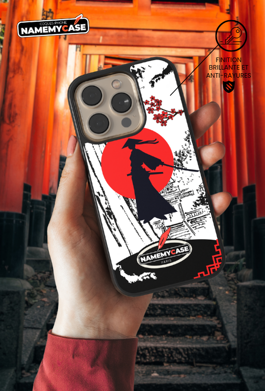 Coque iPhone - Samouraï Blanc