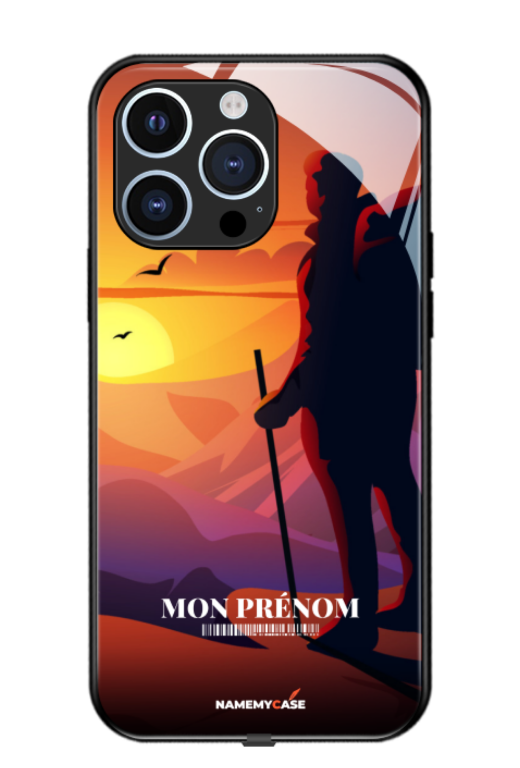 Sunset hike - iPhone Coque Personnalisée