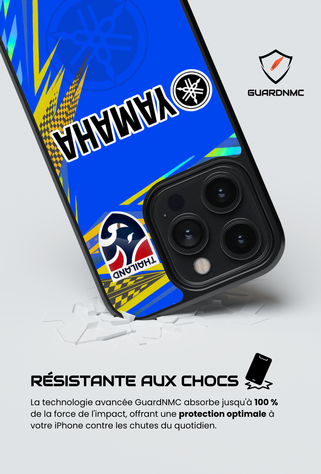 Coque iPhone - Maillot Thailande Jaune