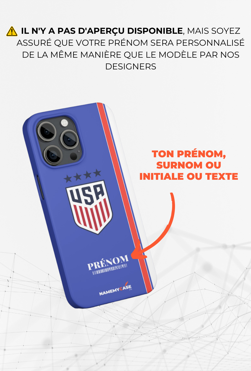 Usa - IPhone Coque Personnalisée