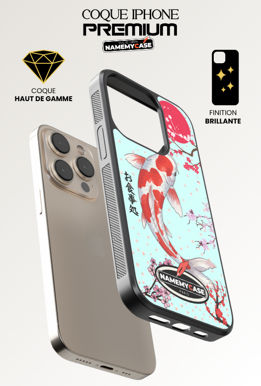 Coque iPhone - Tamasaba Bleu