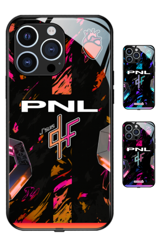 Coque iPhone - PNL QLF - Orange