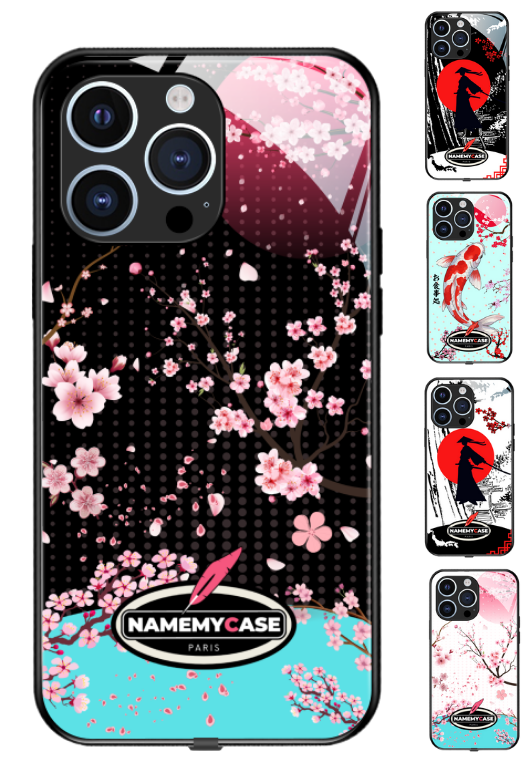 Coque iPhone - Sakura Noir