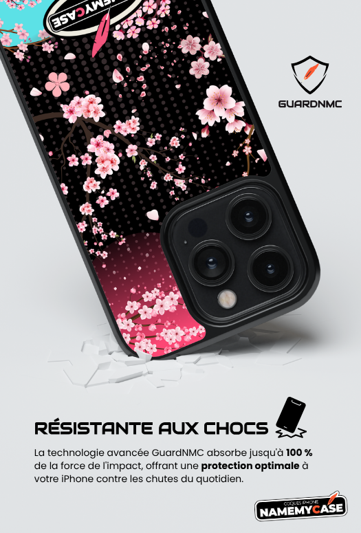Coque iPhone - Sakura Noir
