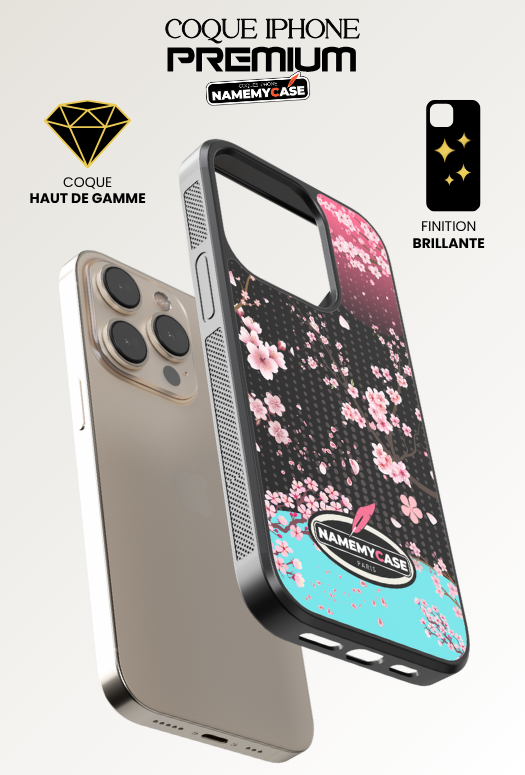 Coque iPhone - Sakura Noir