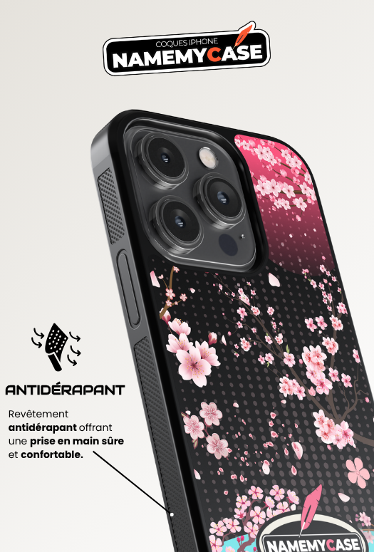 Coque iPhone - Sakura Noir