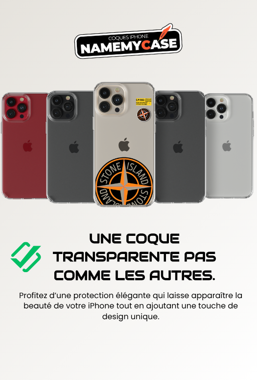 Coque iPhone - Stone Island Orange