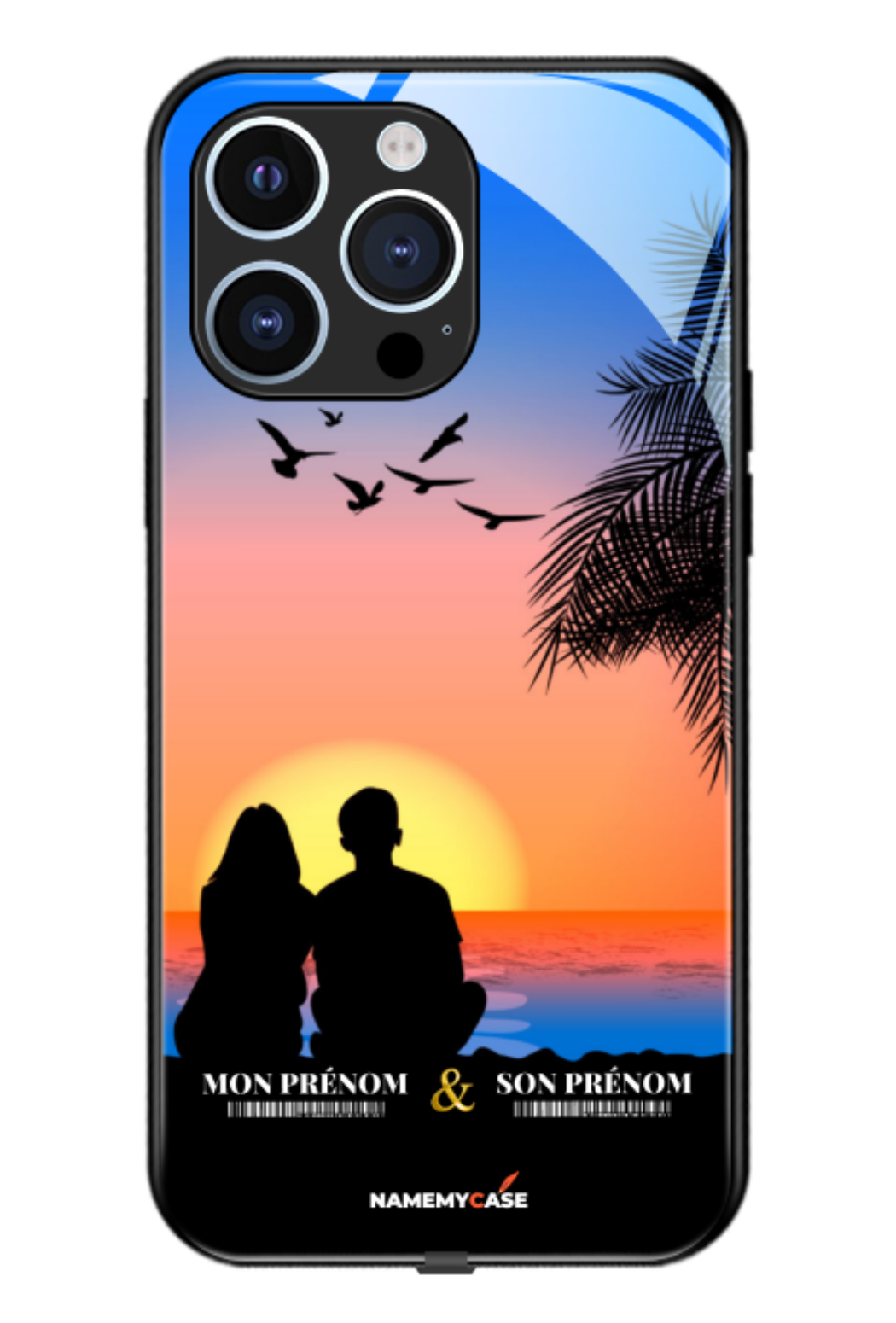 Sunset beach - iPhone Coque Personnalisée