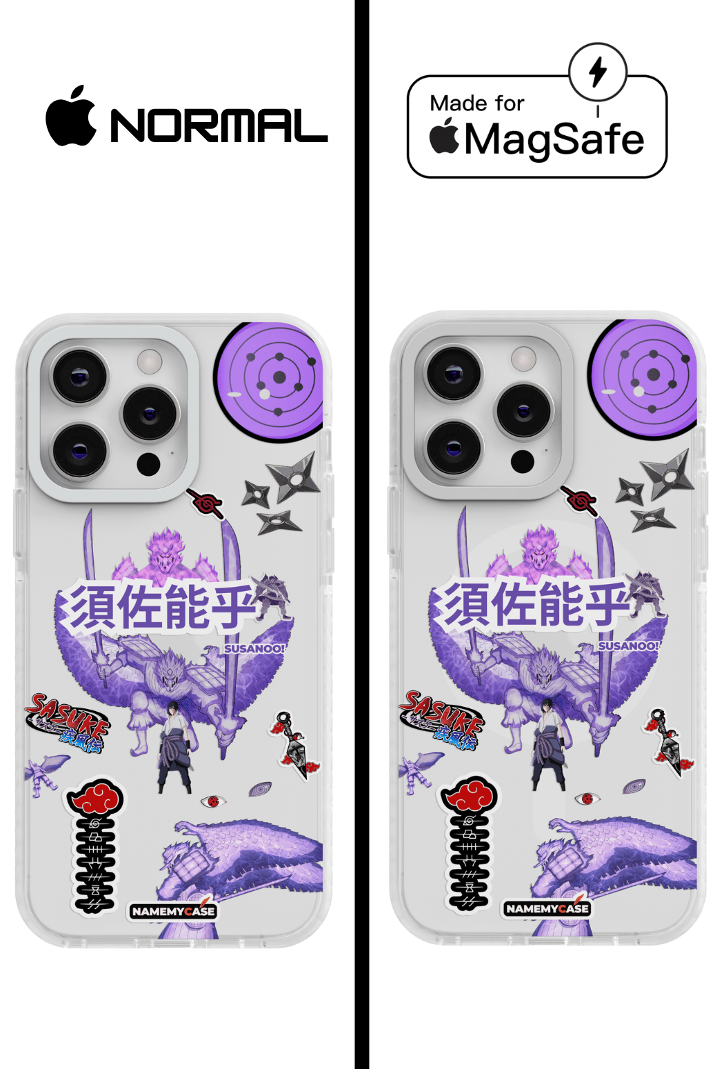 Coque iPhone Transparente - Sasuke susanoo