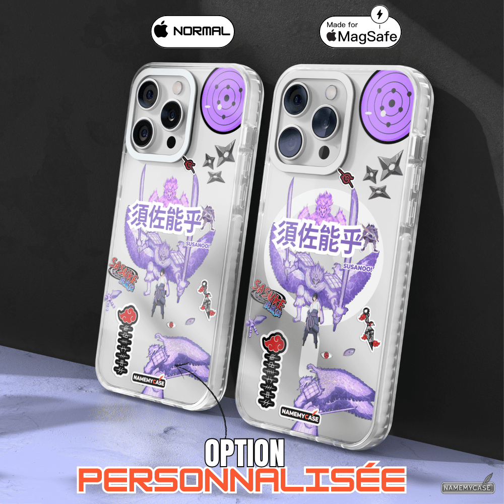 Coque iPhone Transparente - Sasuke susanoo