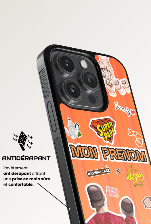 Coque iPhone - Modèle Crevette x Team Nasdas