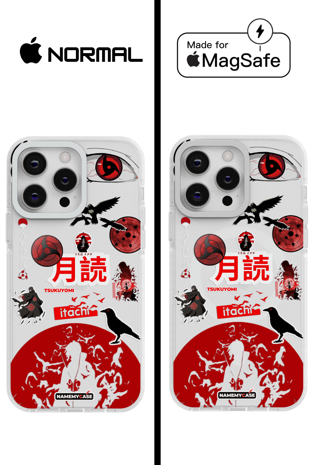 Coque iPhone Transparente - Itachi tsukuyomi