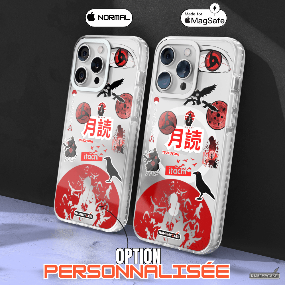 Coque iPhone Transparente - Itachi tsukuyomi