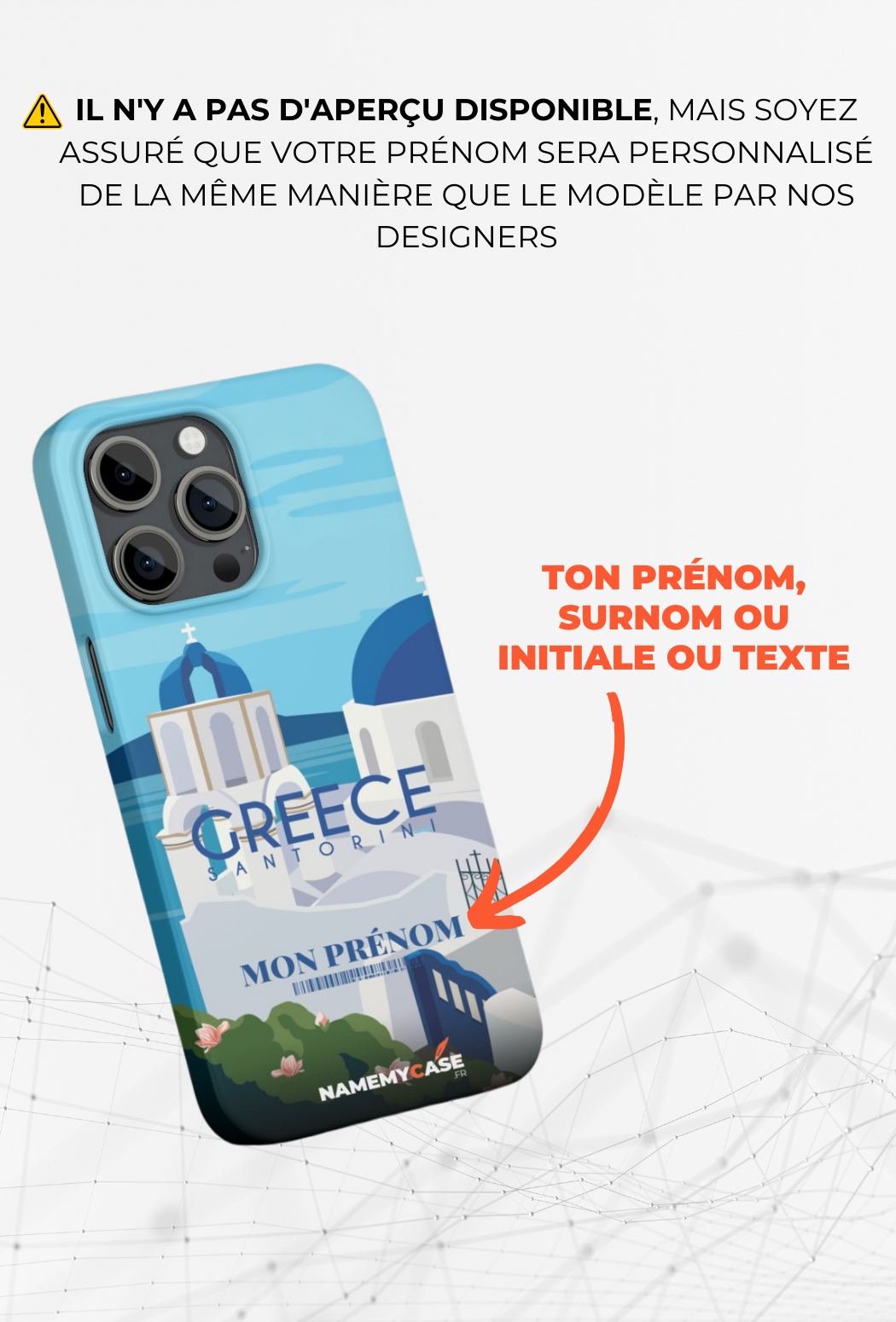 Grece - IPhone Coque Personnalisée