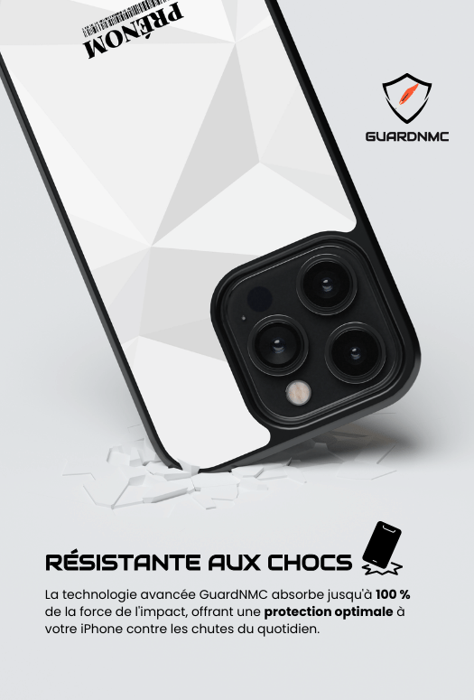 Cubes White - IPhone Coque Personnalisée