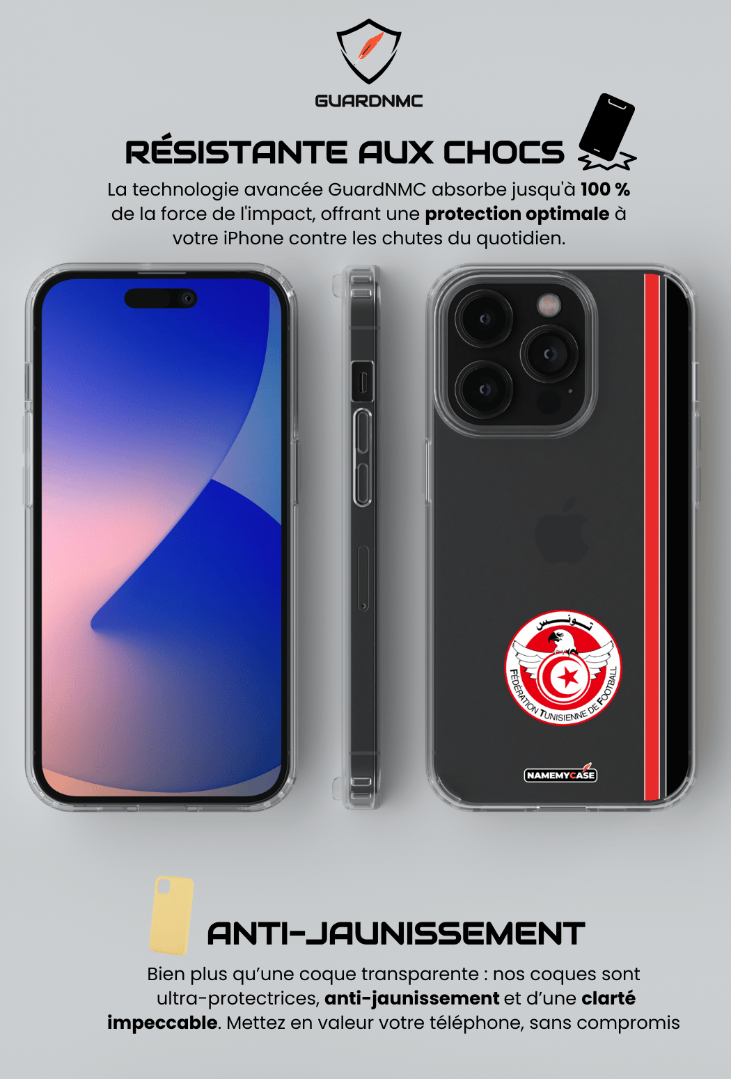 Coque iPhone Transparente - Tunisie