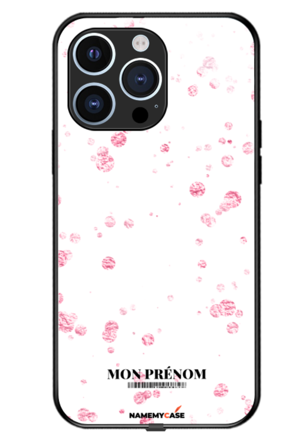 Coque iPhone - Bulles roses