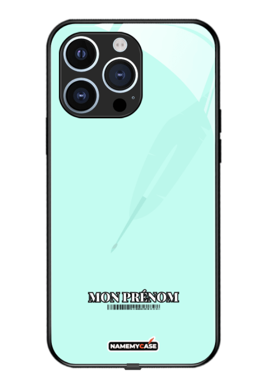Coque iPhone - Simply bleu pastel
