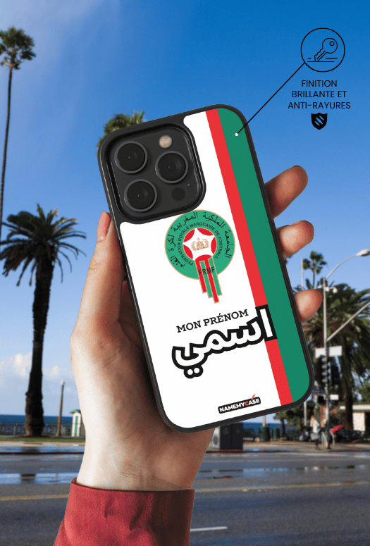 IPhone Coque Personnalisée - Morocco Blanc