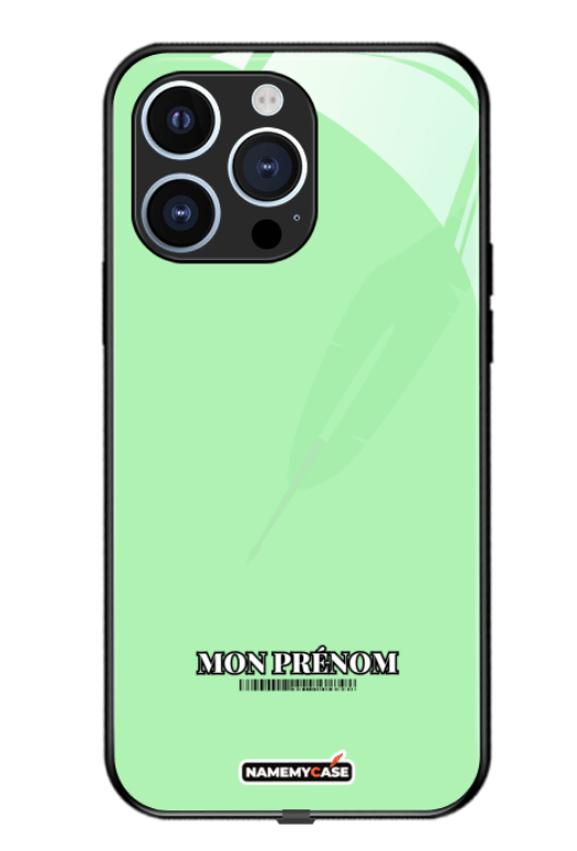 Coque iPhone - Simply vert pastel