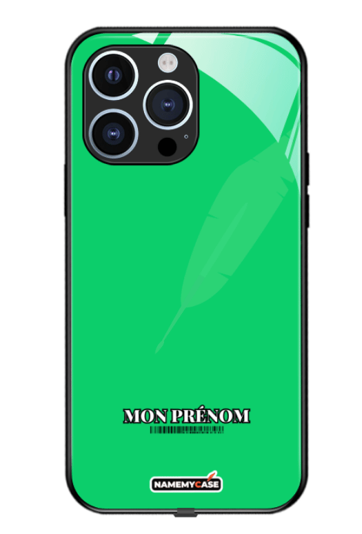 Coque iPhone - Simply Bright green