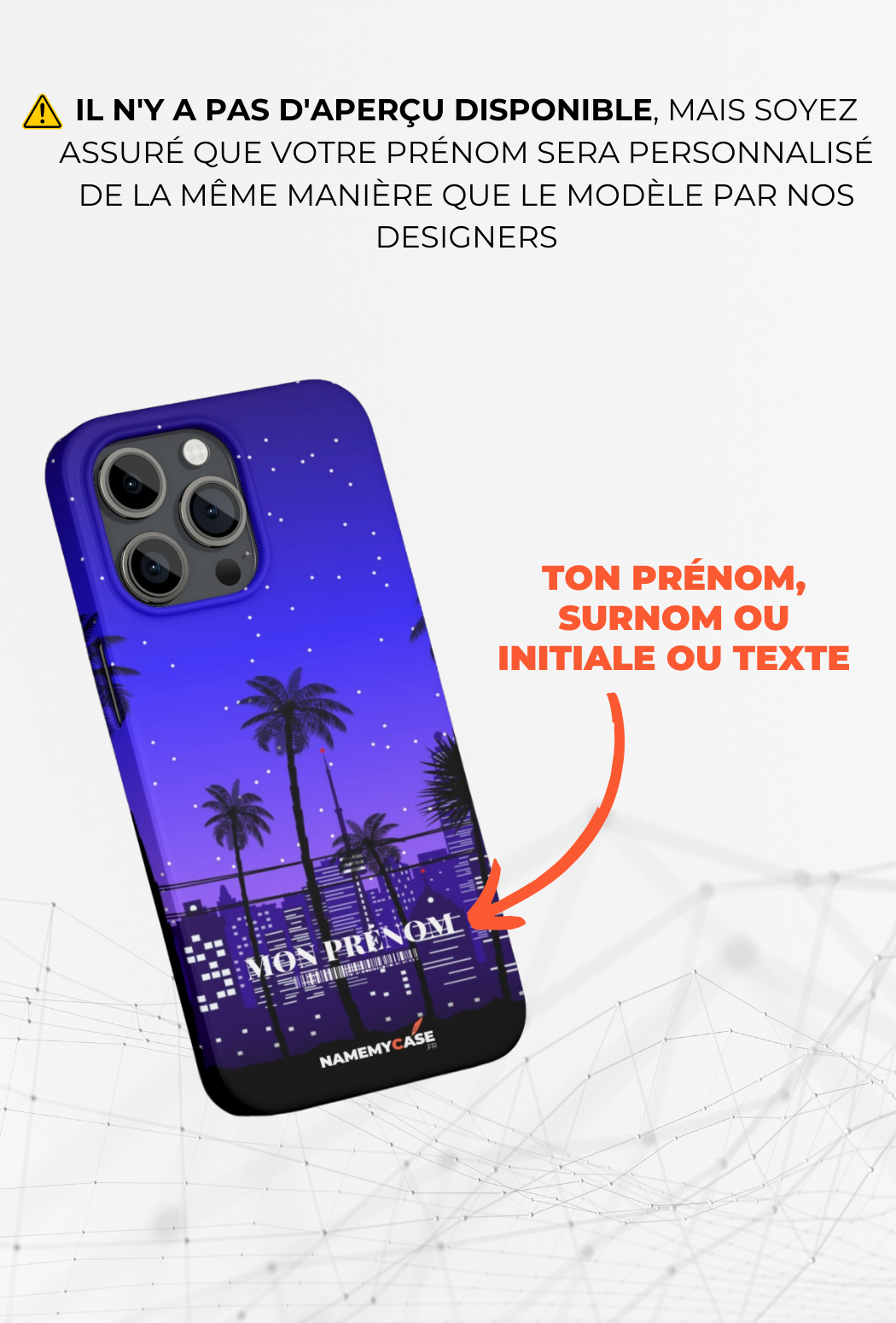 Purple Florida - IPhone Coque Personnalisée