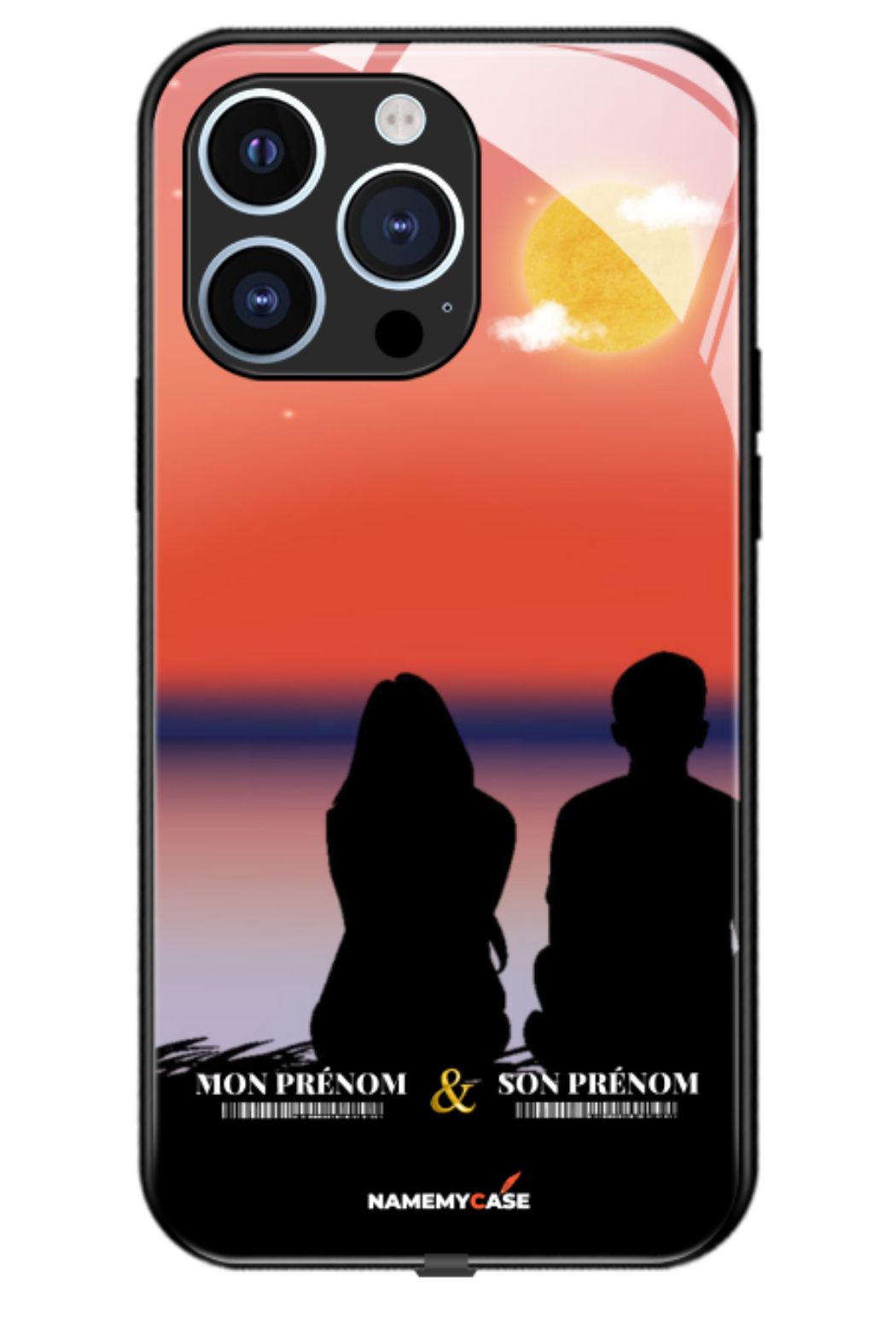 Red couple - iPhone Coque Personnalisée