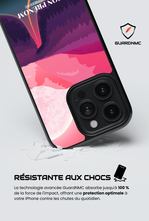 Pink Road - iPhone Coque Personnalisée