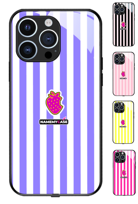 Coque iPhone - NmcPro - Fraise Blue Aura