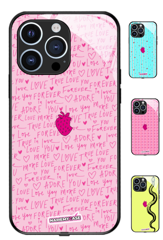 Coque iPhone - Fraise Love