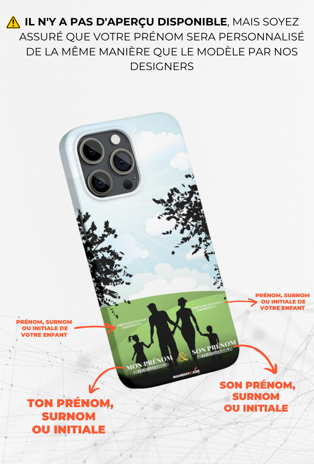 Big family - iPhone Coque Personnalisée