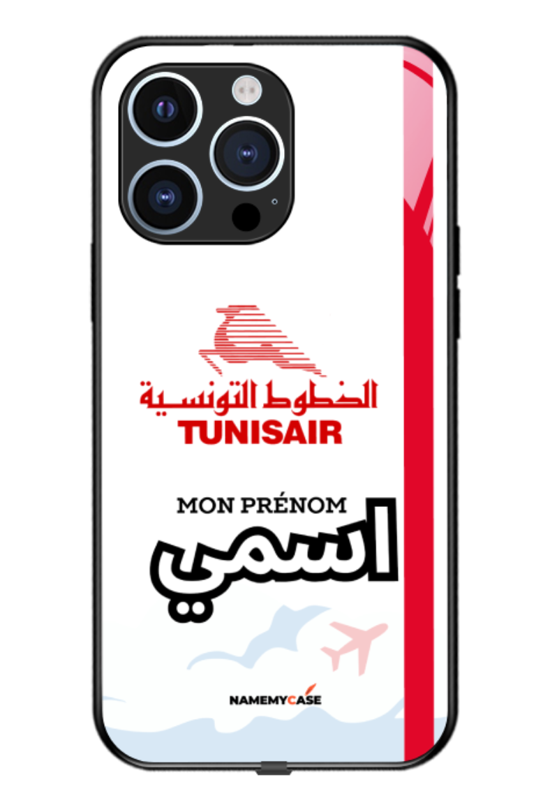 IPhone Coque Personnalisée - Tunisair White