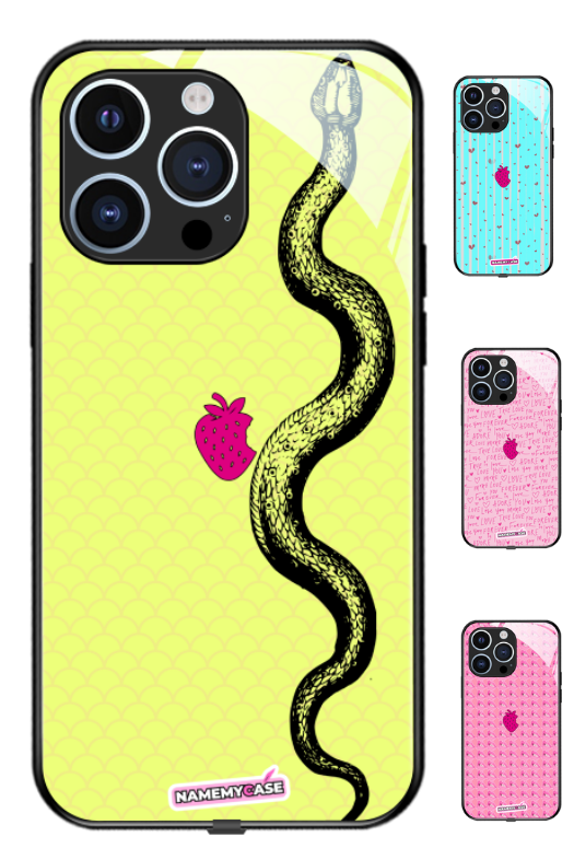 Coque iPhone - Fraise Love