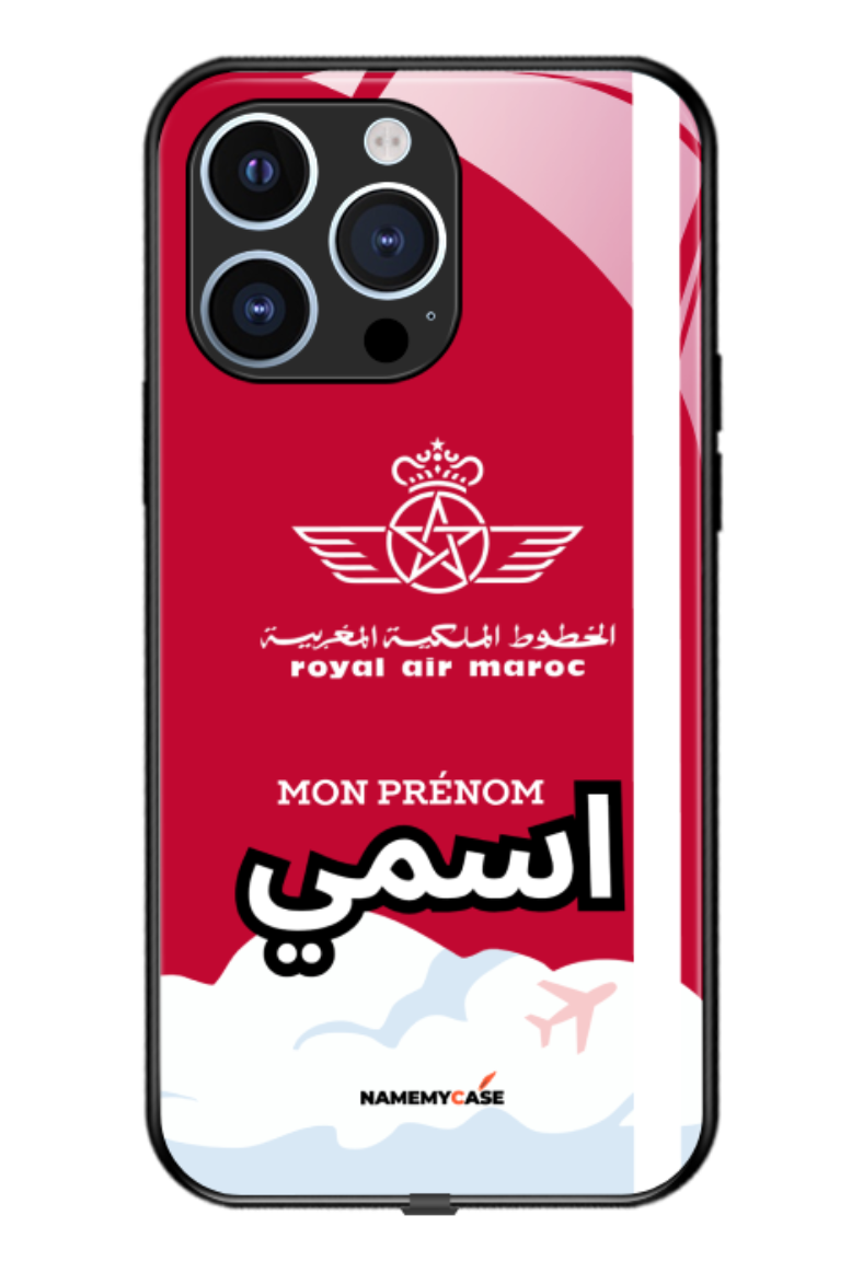 IPhone Coque Personnalisée - Royal Air Maroc Red