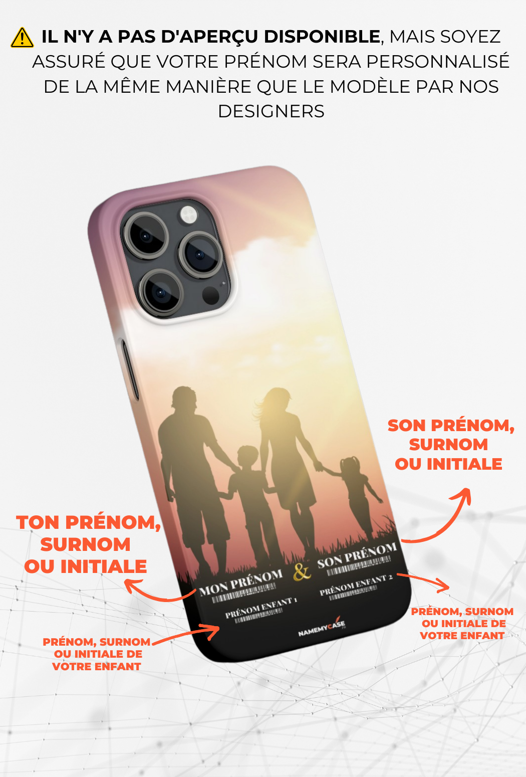 Family walk - iPhone Coque Personnalisée