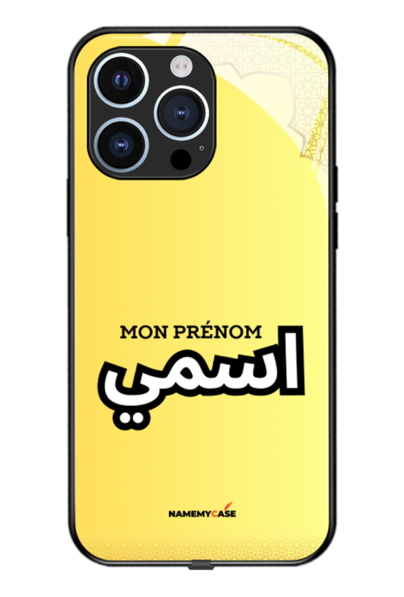 IPhone Coque Personnalisée - Yellow Gold