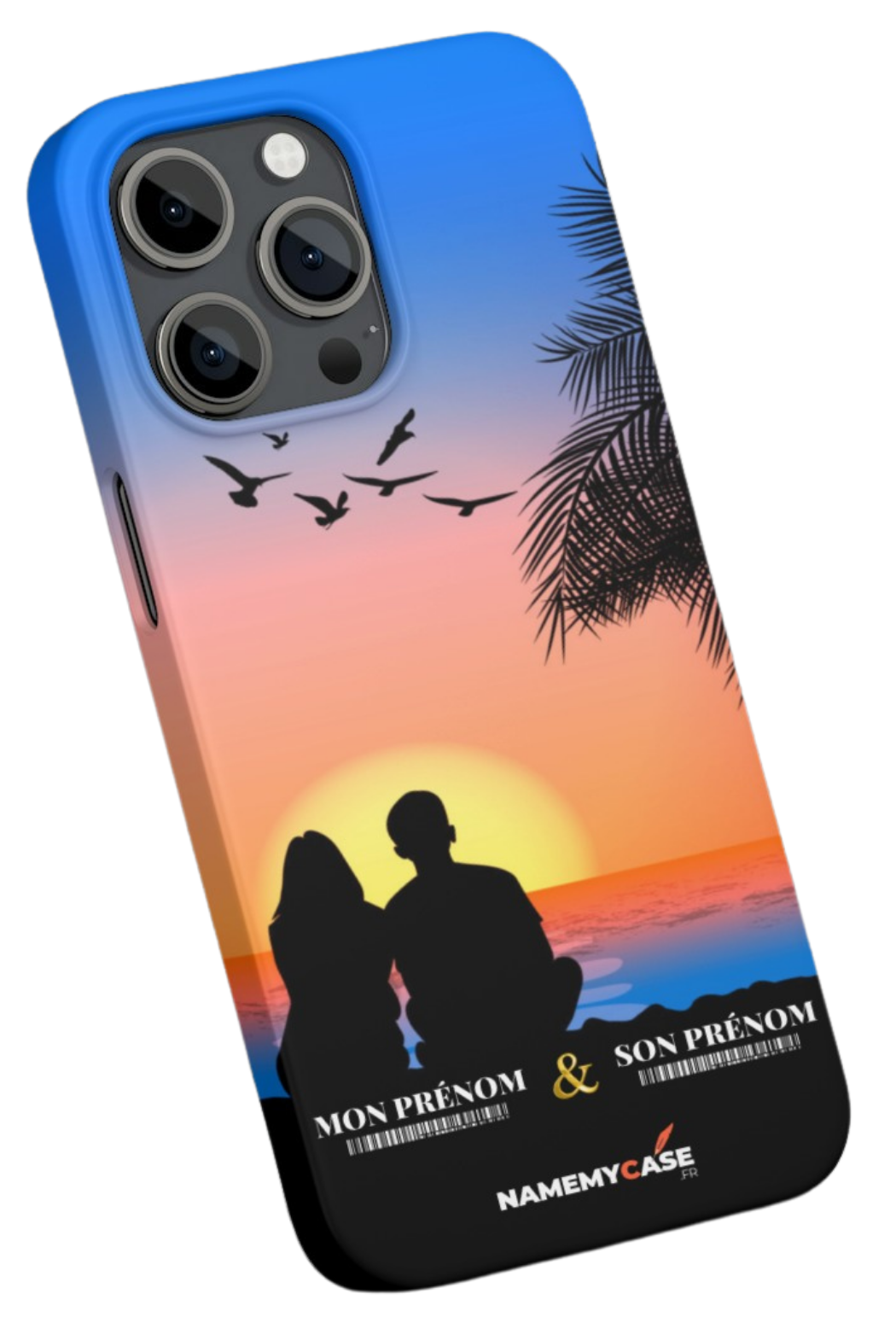 Sunset beach - iPhone Coque Personnalisée