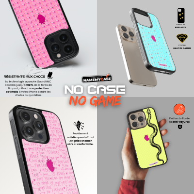 Coque iPhone - Fraise Love