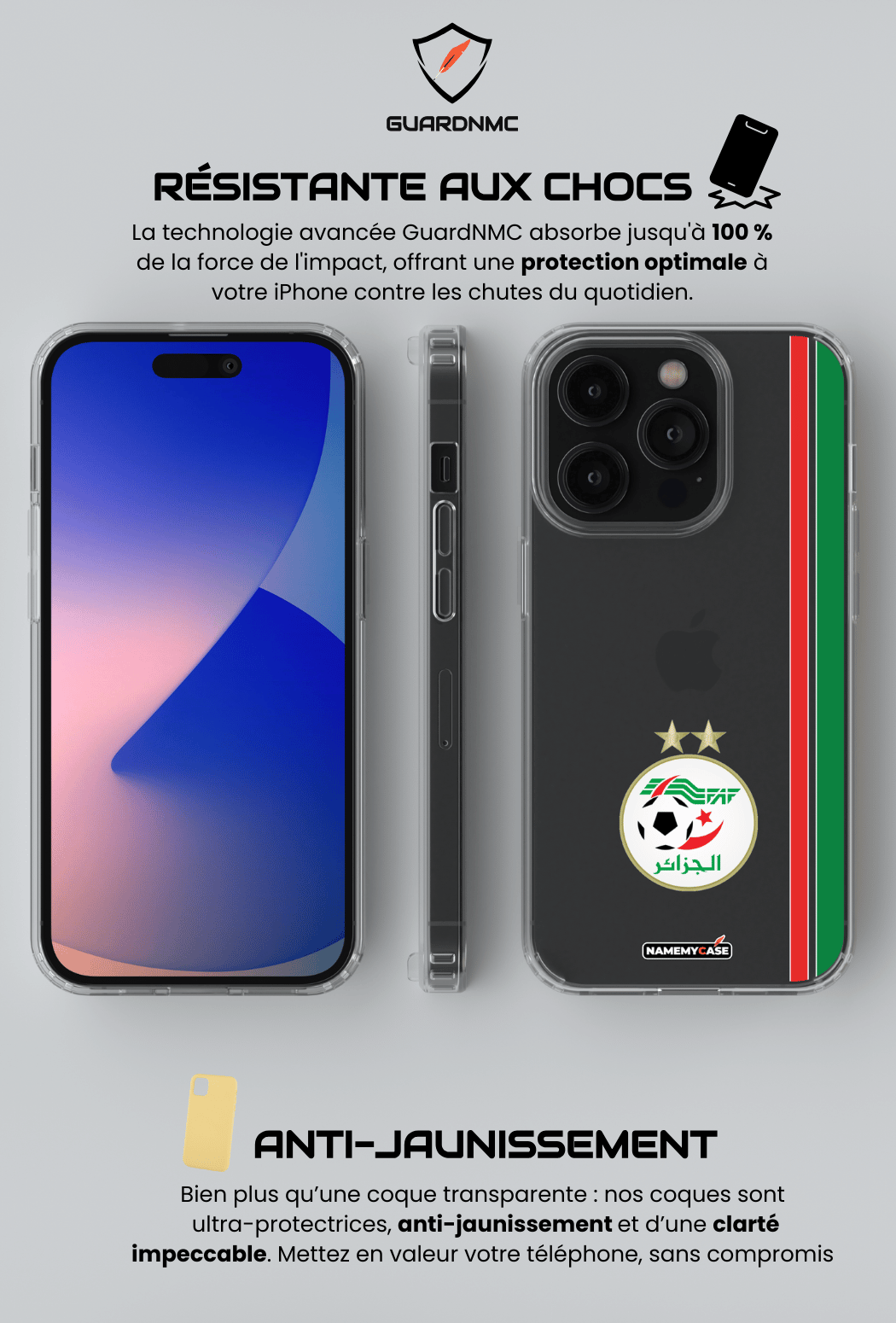 Coque iPhone Transparente - Algérie